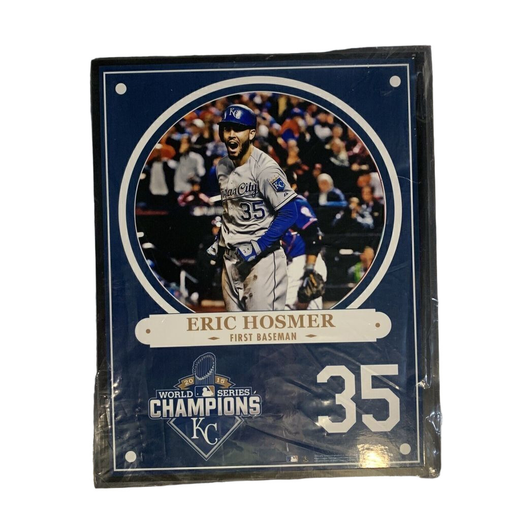 World Series 2015 Champions Kansas City Royals 2015 8x10 Plaque Steiner Sports